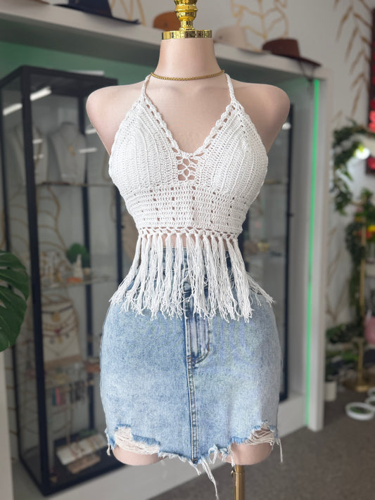 Island Breeze Crochet Top 🤍🌴