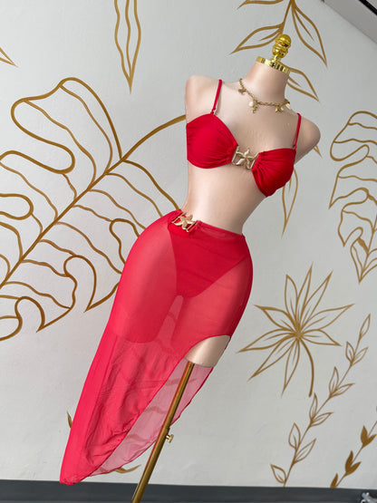 Flame Starfish SET 👙❤️‍🔥🪭