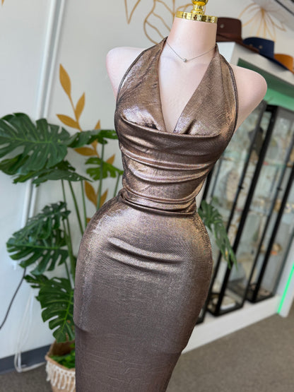BRONZE GLAM  Dress ✨🤎