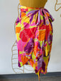 Tropical Paradise Wrap Around Skirt (Falda) Small