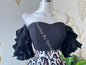 Black Bloom Top Medium