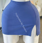 Royal Blue Mini Skirt (Falda) Large