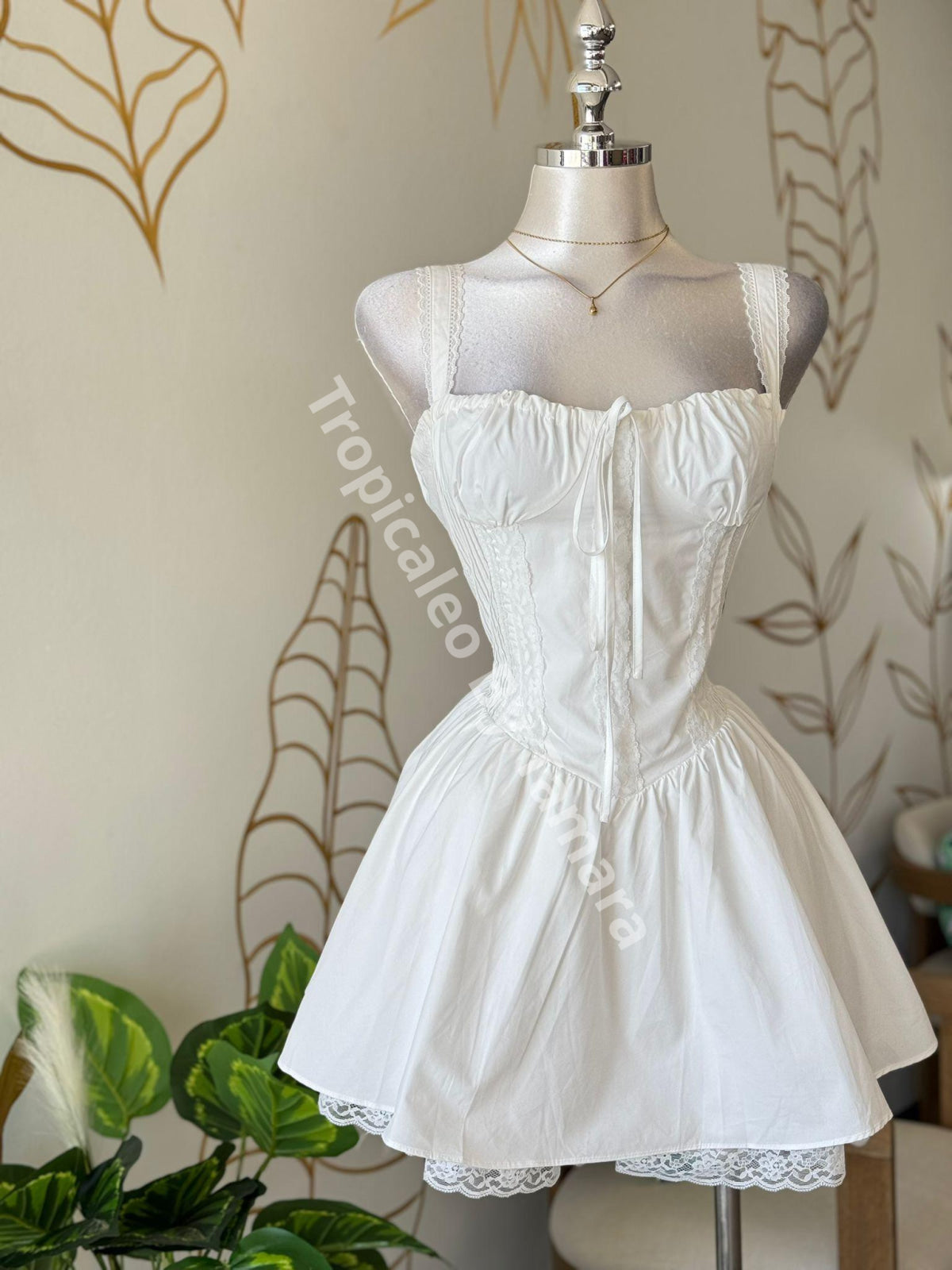 LaceBelle Mini Dress