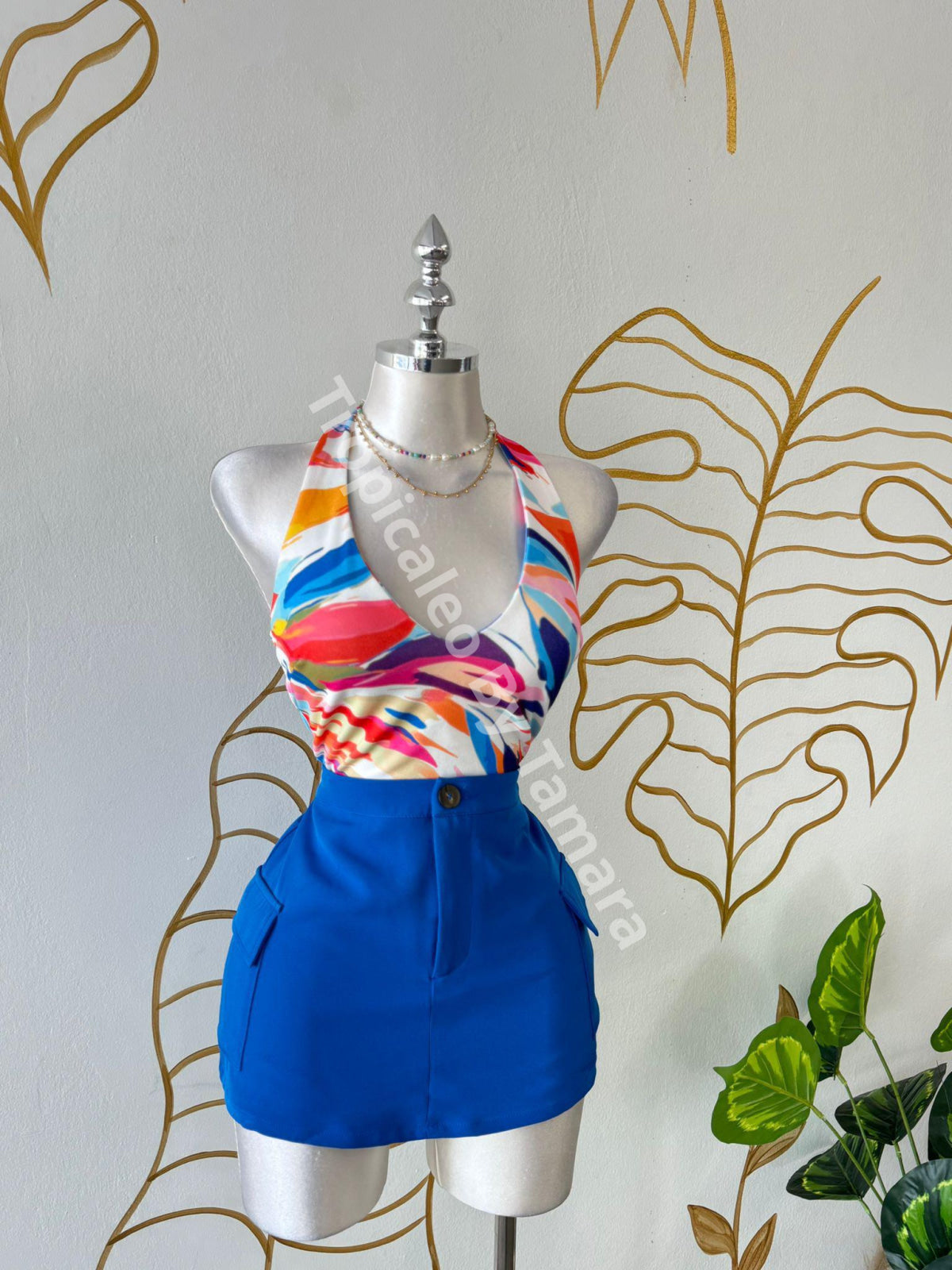 Azure Cargo Skort
