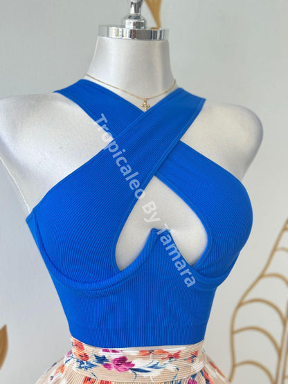 One-Shoulder Crop Top Onesize