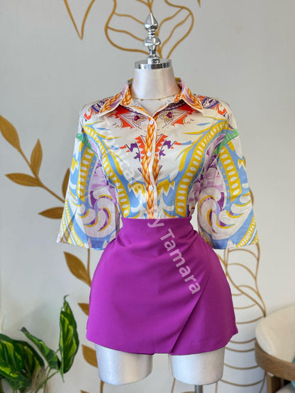 Tropical Bloom Blouse