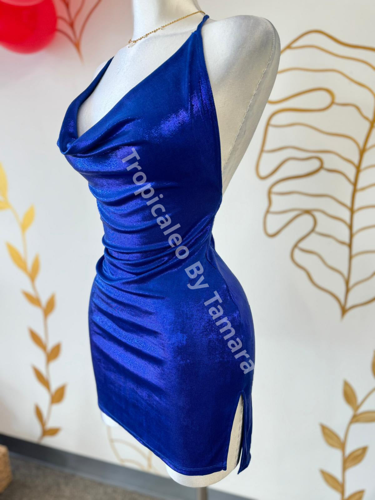 Halter Dress Back Low