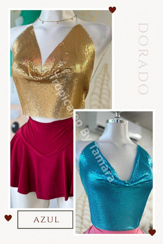 Glittering Top (2 Variedades De Color)