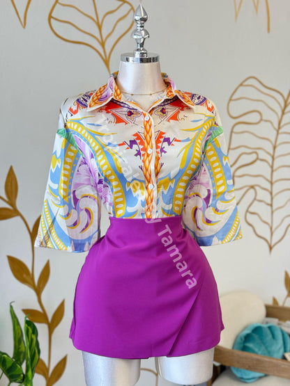 Tropical Bloom Blouse