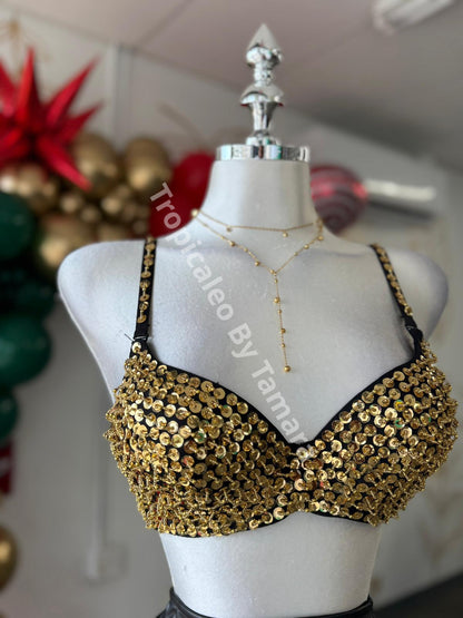 Golden Glow Bra Top Medium