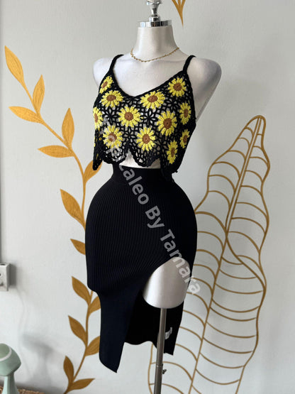 Sunny Crochet Top