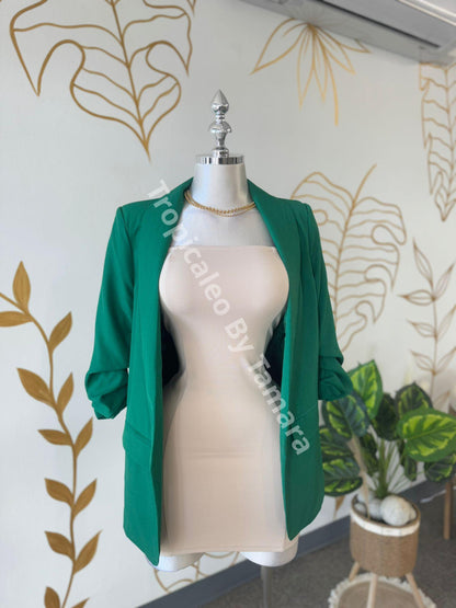 Emerald Green Tailored Blazer