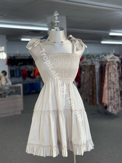 SummerGlow Ivory Dress