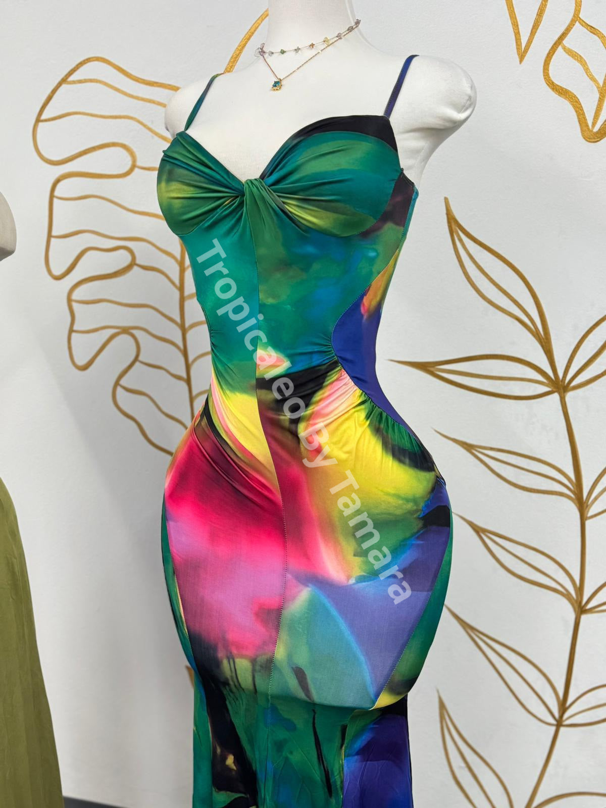 Aurora Watercolor Mermaid Dress