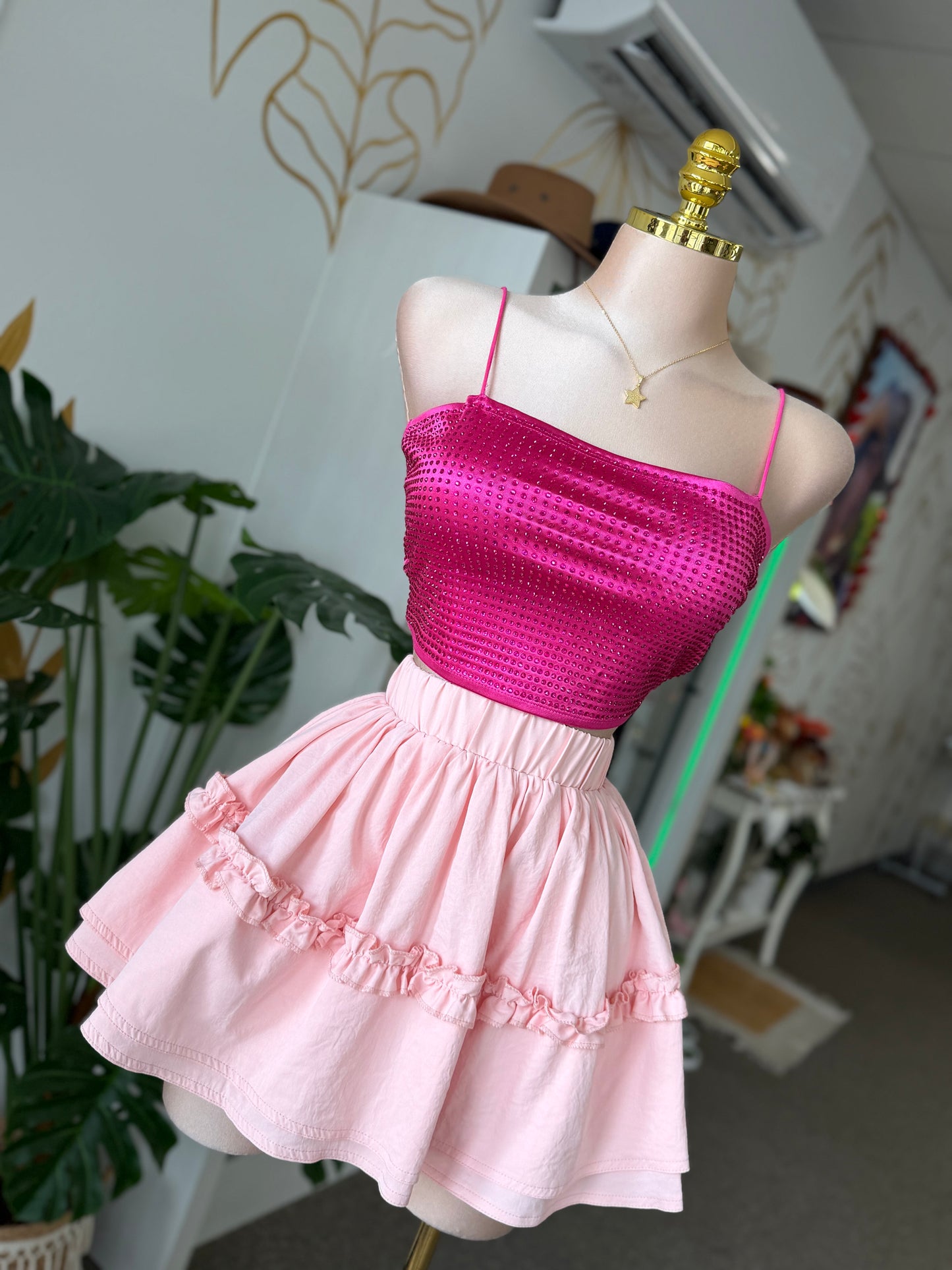 Blush Ruffle Skort 🌸✨