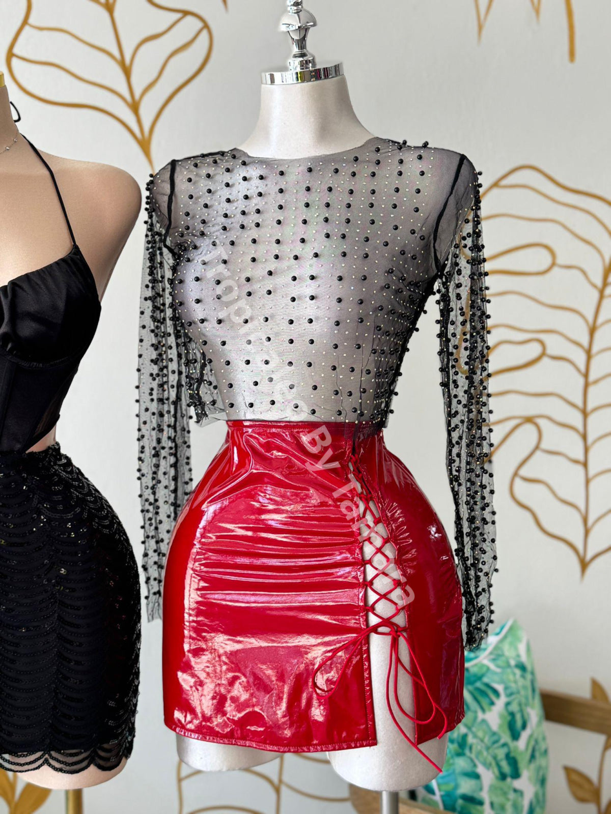 Ruby Lace-Up Mini Skirt