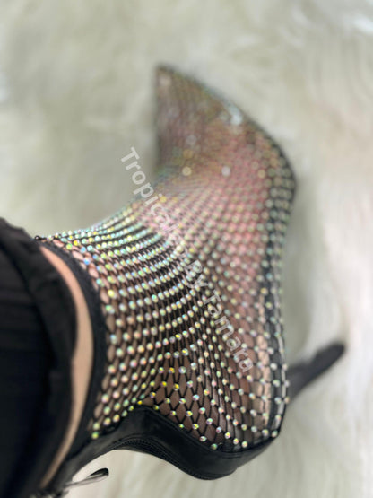 Hologram Mesh High Heels