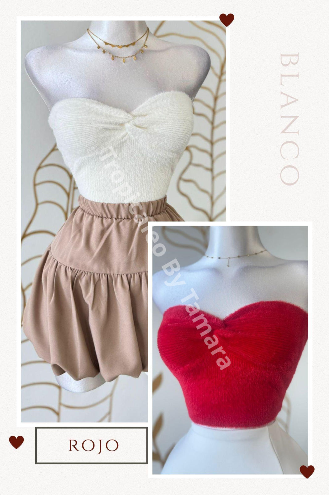 Strapless Fluffy Top