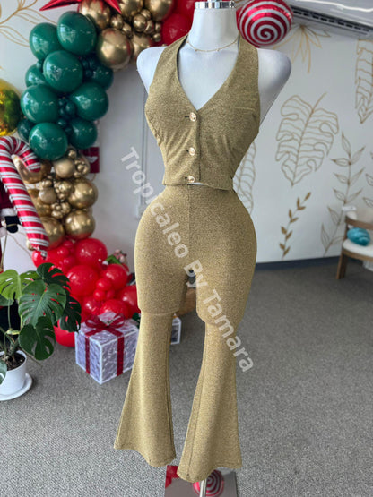 Golden Vest Top