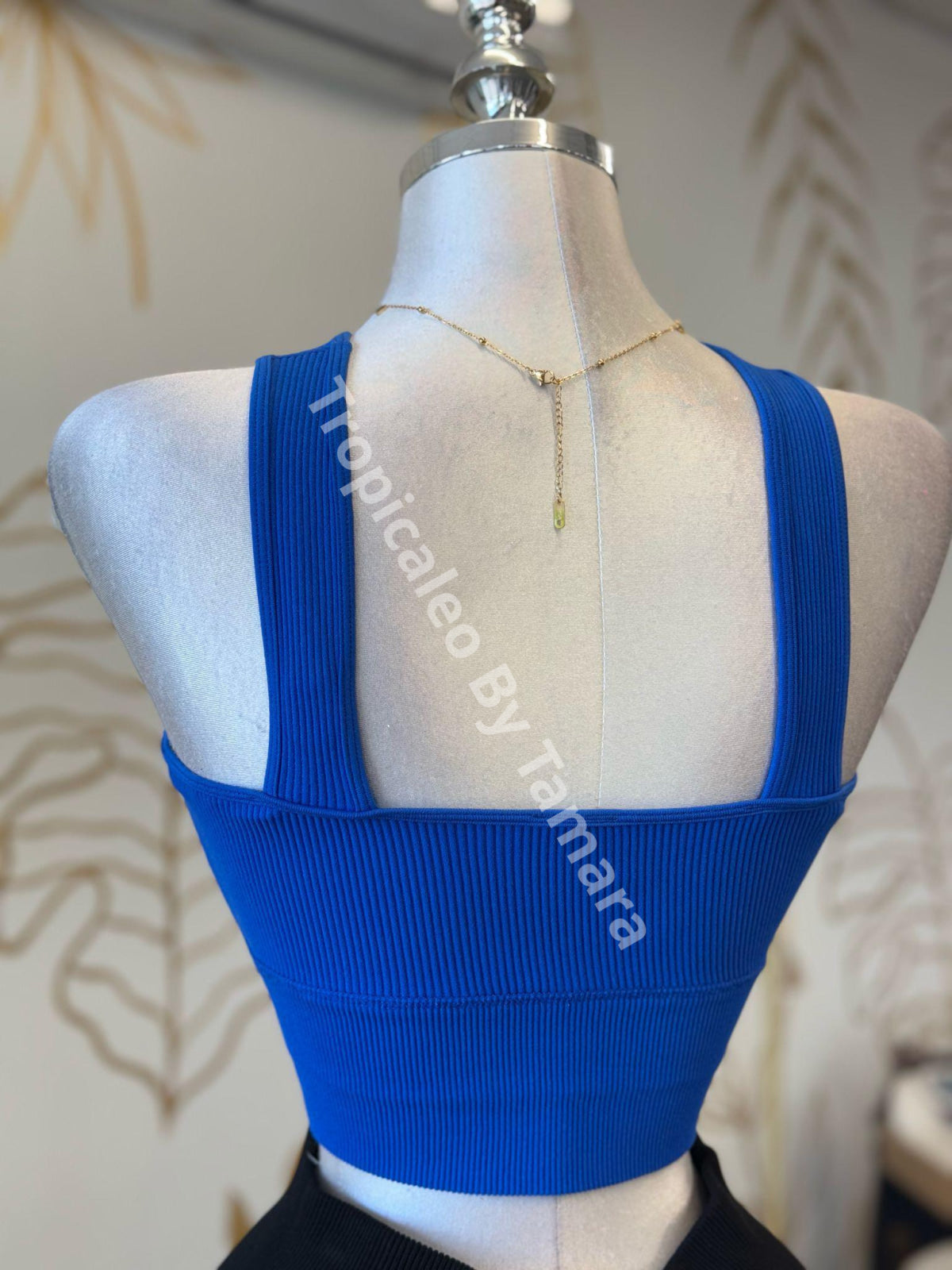 BlueCross Crop Top
