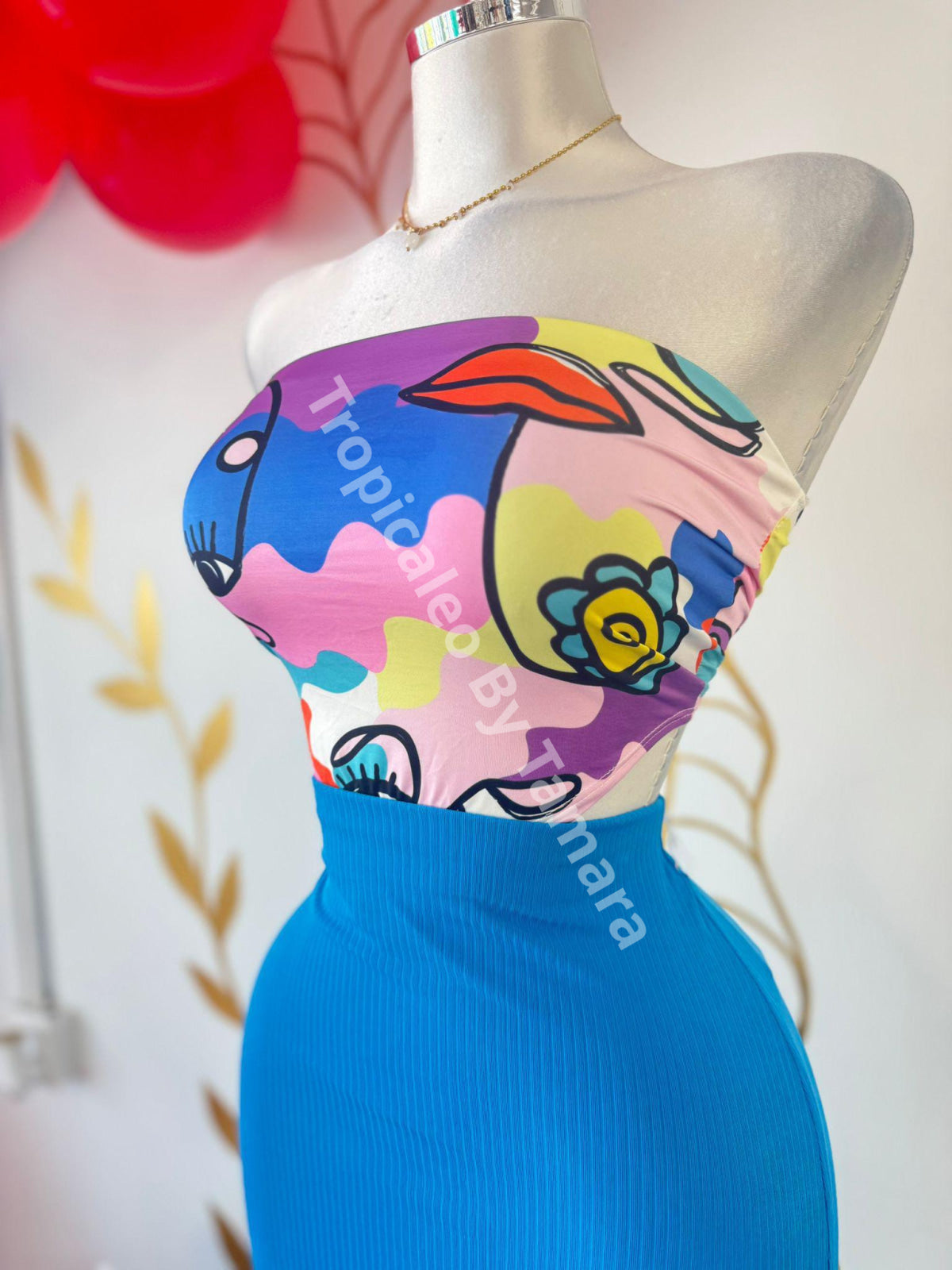 Artsy Abstract Top