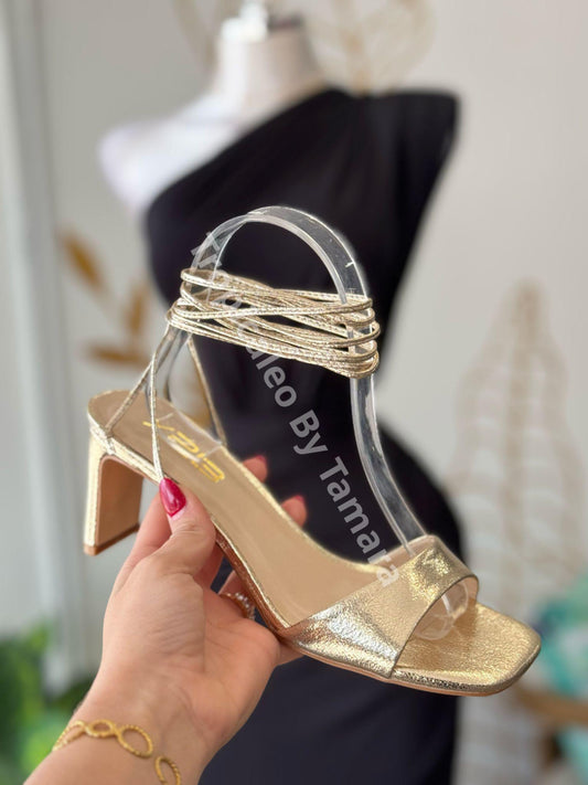 GoldenStrap Heels