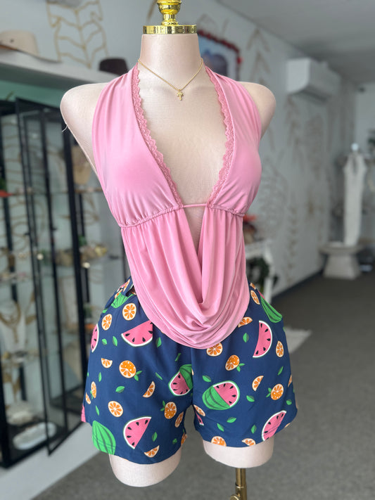 Pink Sugar Drape Top 🌸