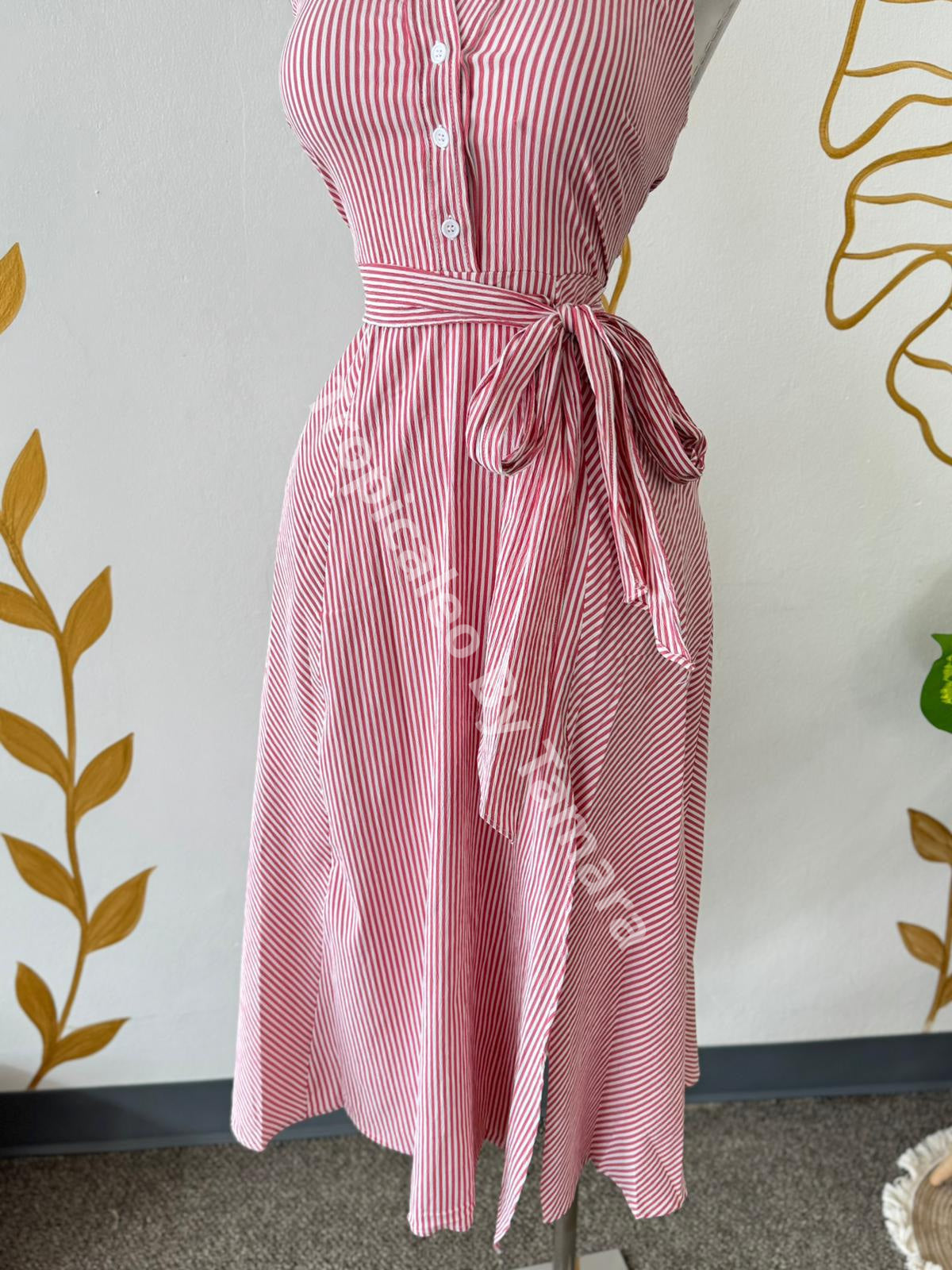 Candy Stripes Halter Dress