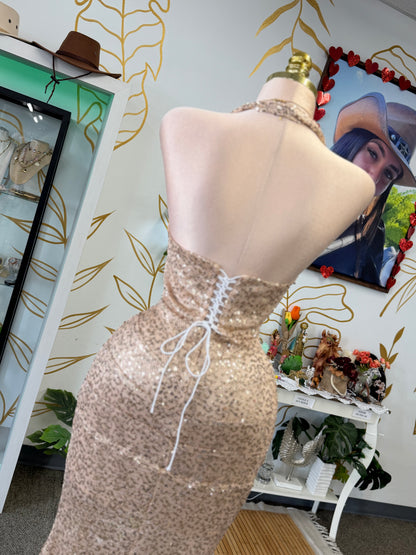 Champagne Stardust Gown 🤩✨🌟