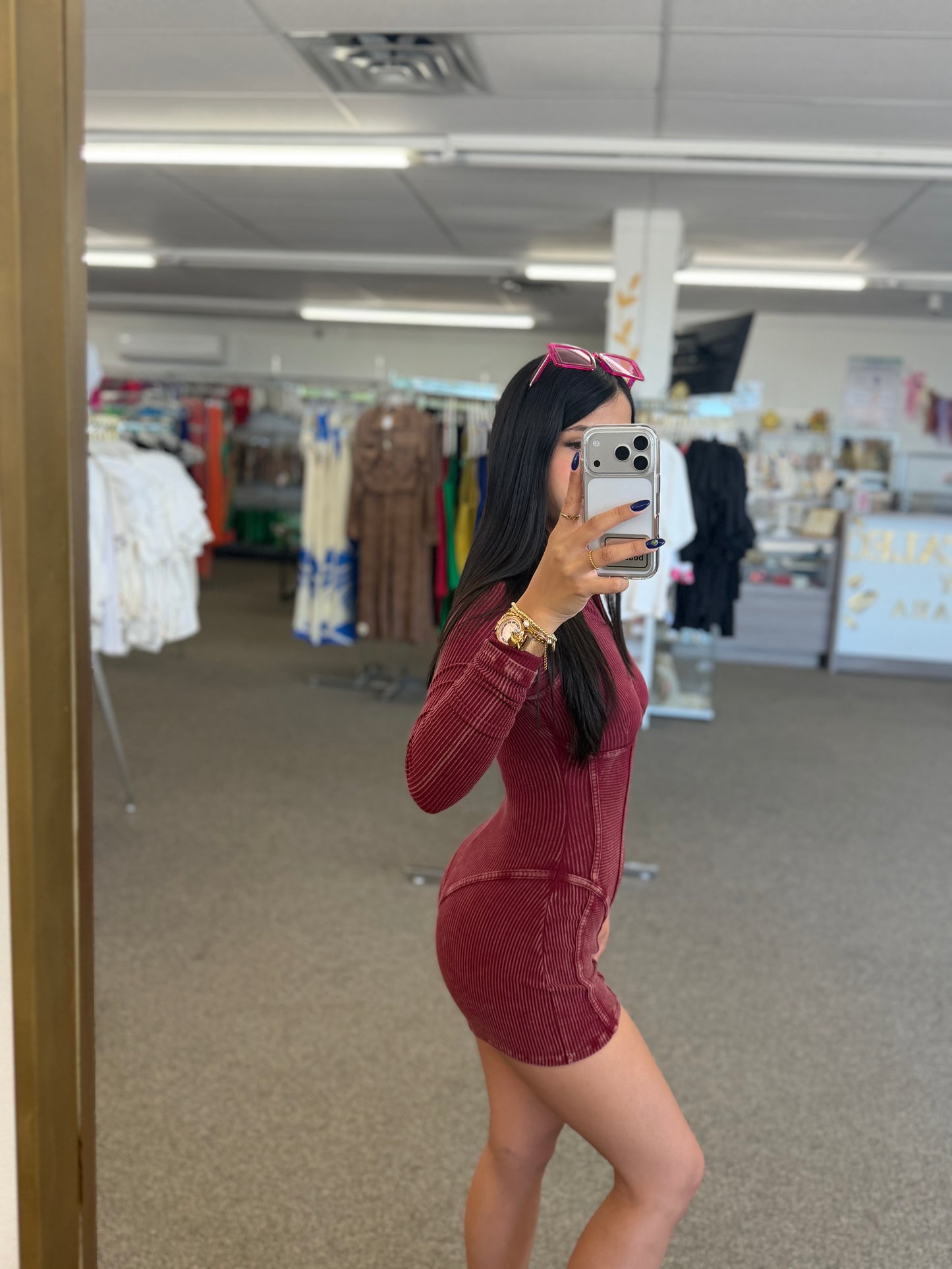 Burgundy Shape Romper 🐙