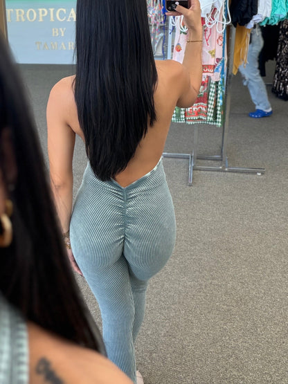 Sage Backless Sculpt Jumpsuit ❕✨