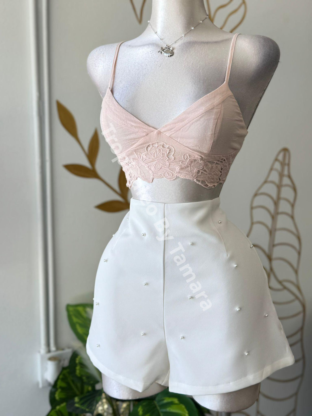 BlushLace Bralette Crop Top