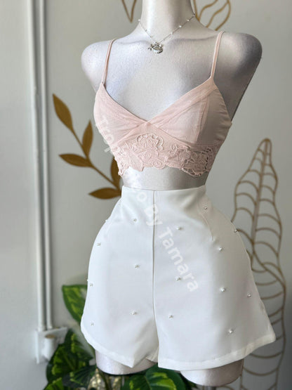 BlushLace Bralette Crop Top