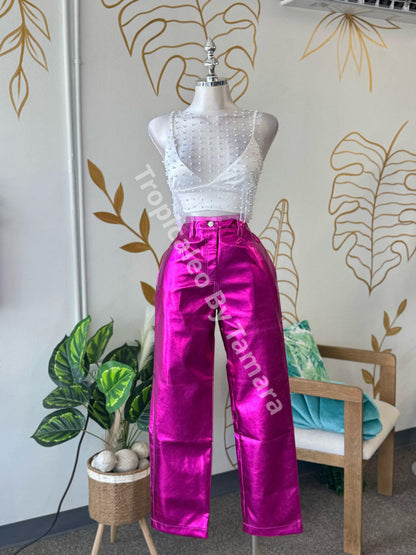 Metallic Glam Vibes Pant