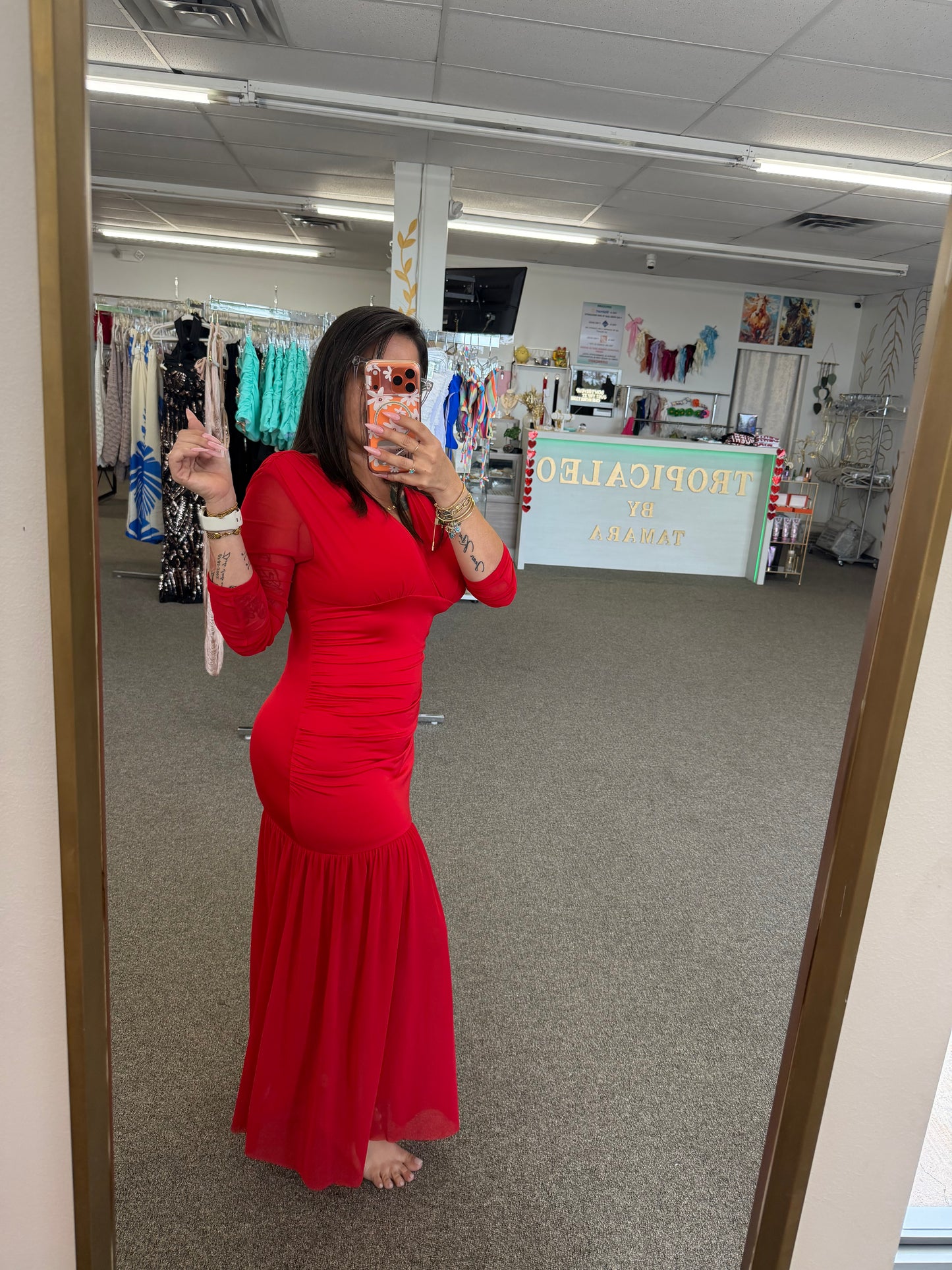 Scarlet Goddess Flow Dress