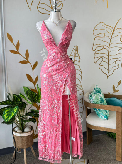 Rosé Dream Sequin Dress