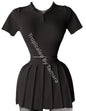 Top Polo & Skirt Set (Orange or Black)