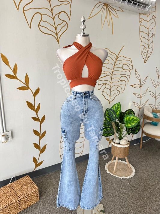 Sunset Wrap Top