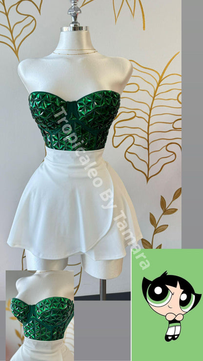 The Powerpuff Girl Corset Top (3 Colores Disponibles)