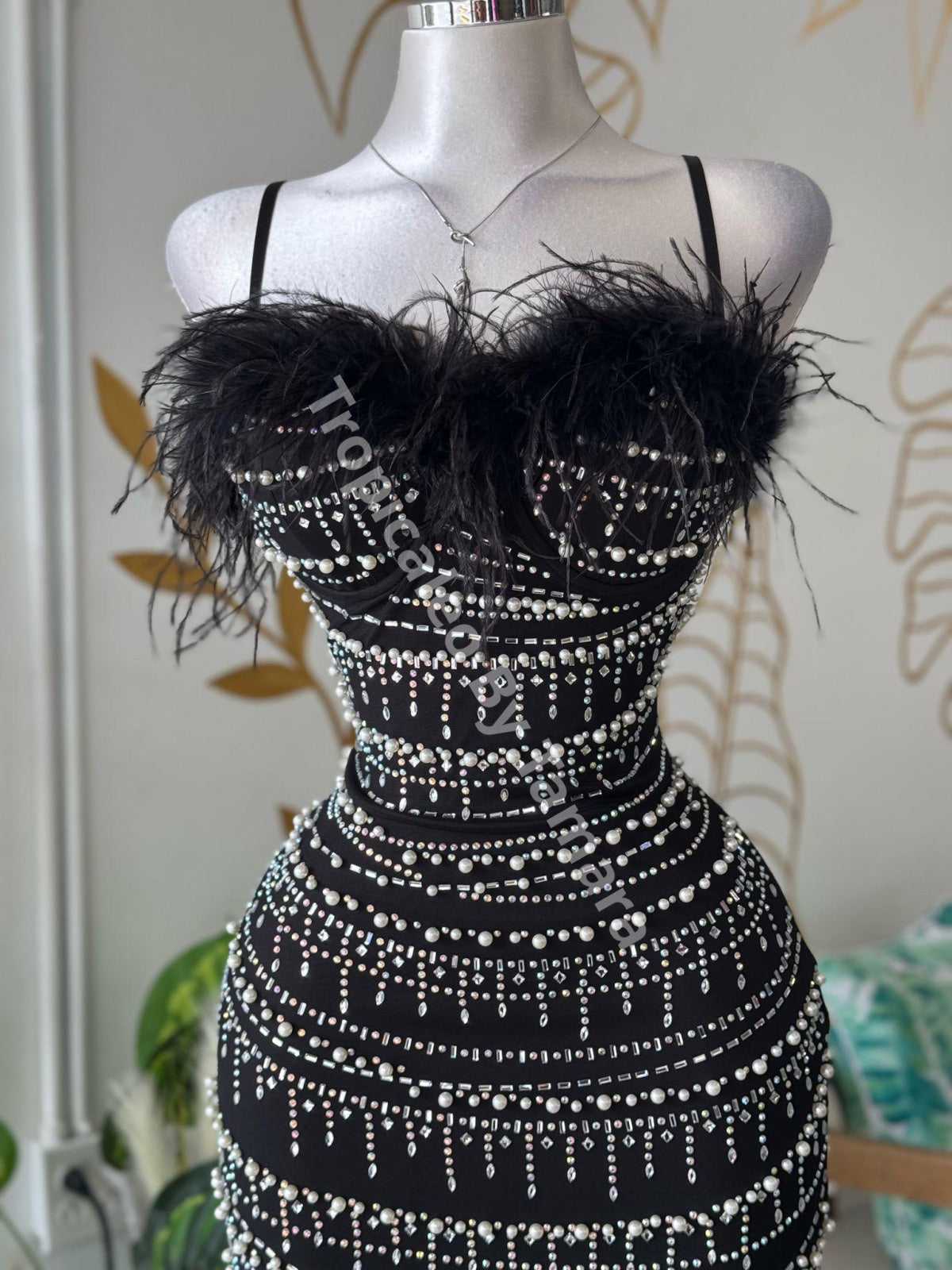 Feather Crystal Dream Dress