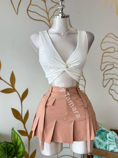 Twist Elegance Crop Top