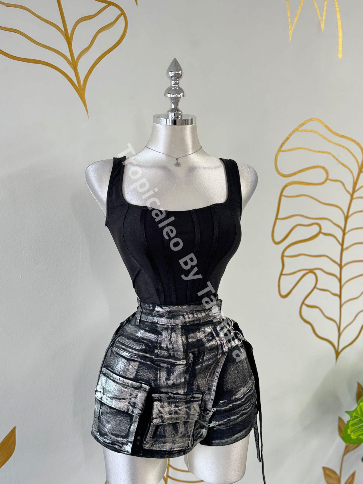 Midnight Corset Top
