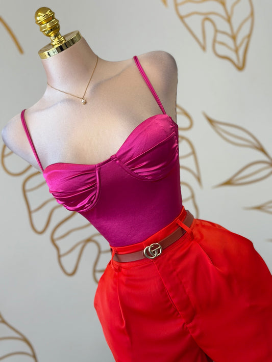 Satin Muse Corset Top