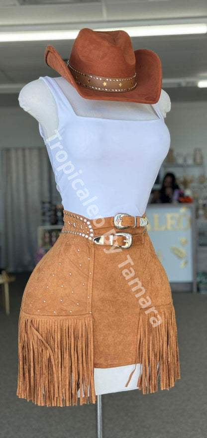 Cowgirl Fringe Skirt