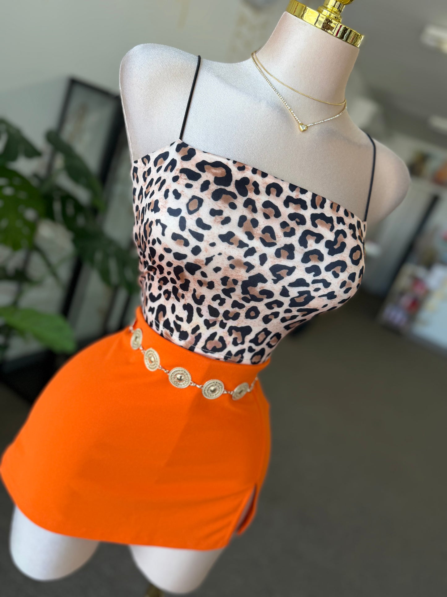 Top print / Leopardo 🐆 🧡✨