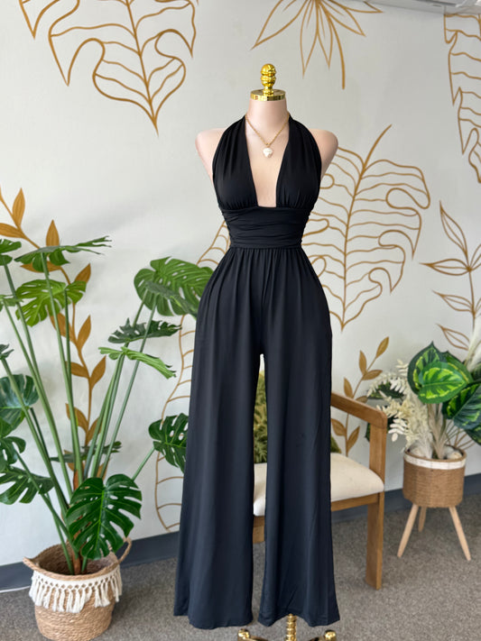 NightGlow Halter Jumpsuit