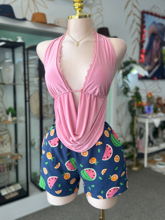 Tropical Fruit Shorts 🍉🍊✨
