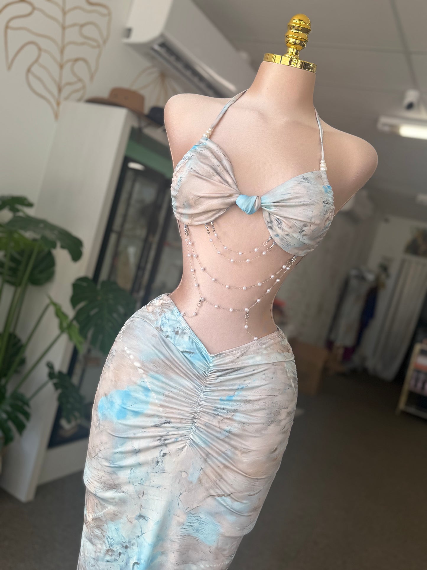 Pearl Ocean Skirt Set 🌊🐚✨