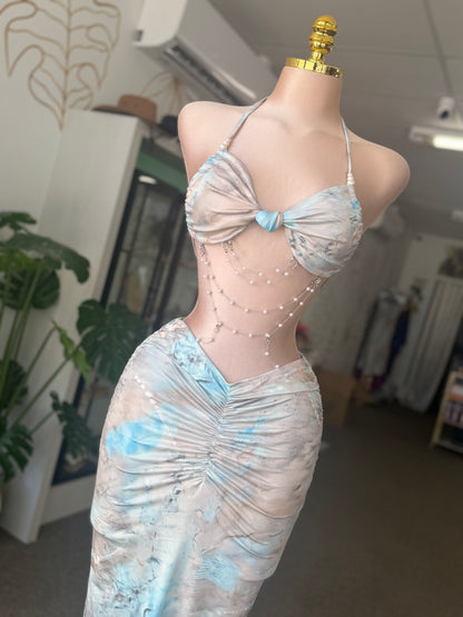Pearl Ocean Skirt Set 🌊🐚✨