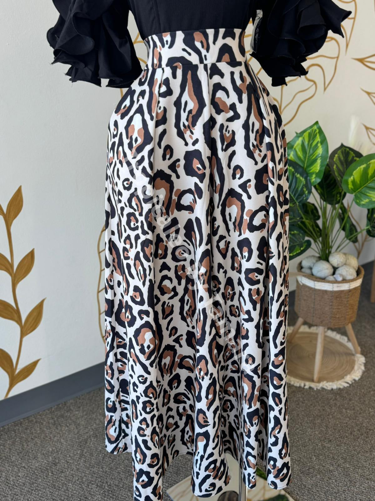 Black Bloom Top